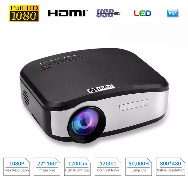 C6 MINI LED PROJECTOR TV VGA HDMI USB 