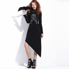 hollowdre, GOTHIC DRESS, Plus Size, black dress