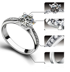 DIAMOND, wedding ring, Diamond Ring, Women Ring