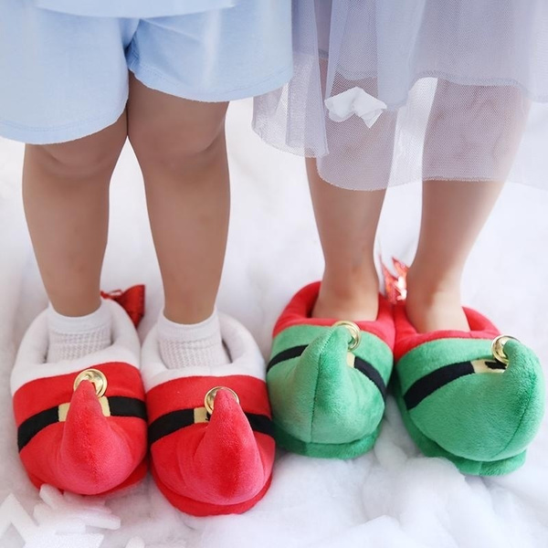 funny christmas slippers