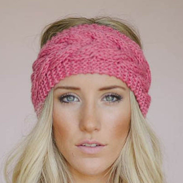 Women's Headband Flower Ear Crochet Hairband Knit Headwrap Fashion Winter Gifts Women's Headband Flower Ear Crochet Hairband Knit Headwrap Fashion Winter Gifts
