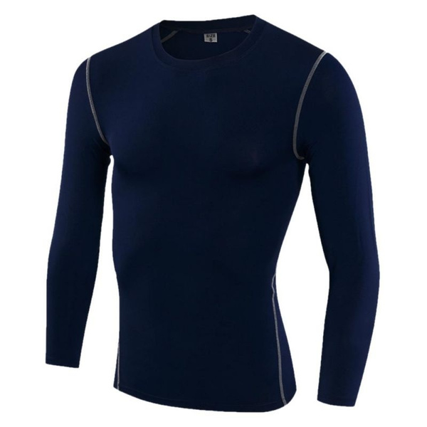Womens Fleece Lined Tops Crew Neck Base Layer Long Sleeve Shirt Thermal Tops Underwear 