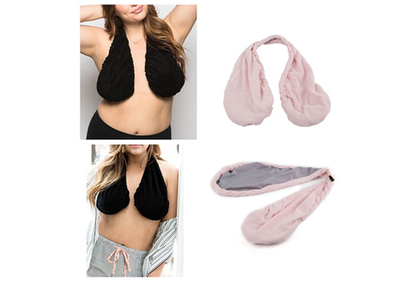 Towel bra bath towel hanging neck bra chest bra underwear nursing breast  thorax towel bra