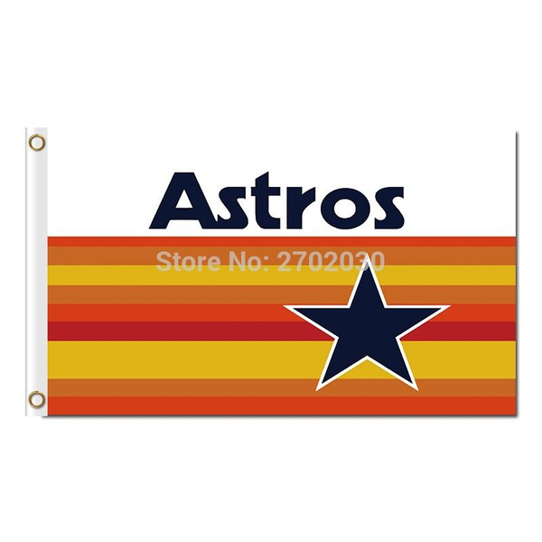 Houston Astros Astronaut Flag Sticker- MLB Baseball