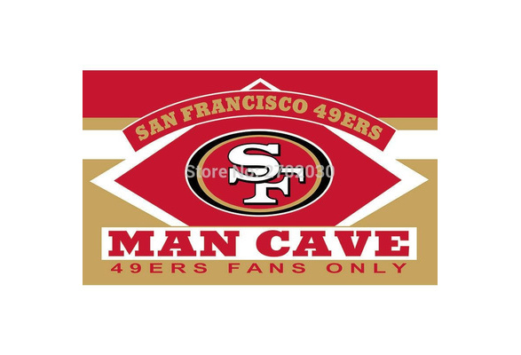San Francisco 49ers Fan Man Cave Banner Flag