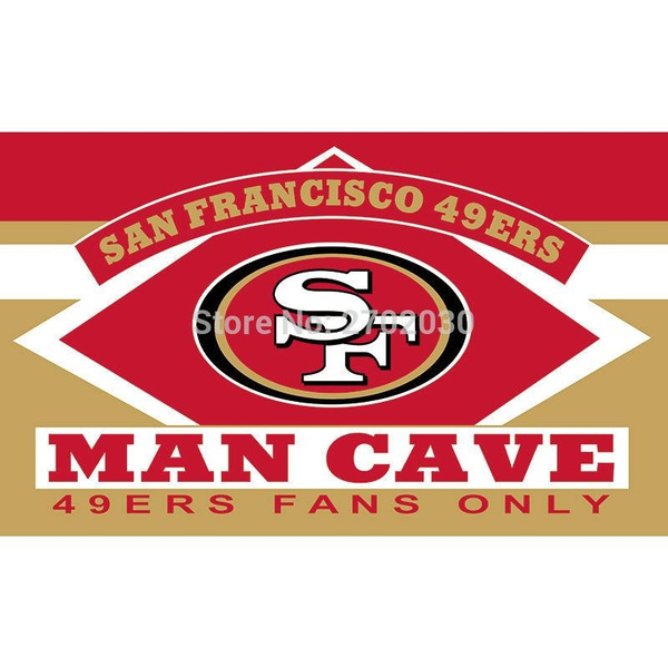 : San Francisco 49ers SF Large 3x5 Flag : Sports Fan