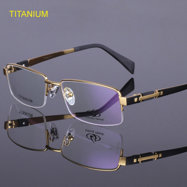 titanium eyeglass frames mens