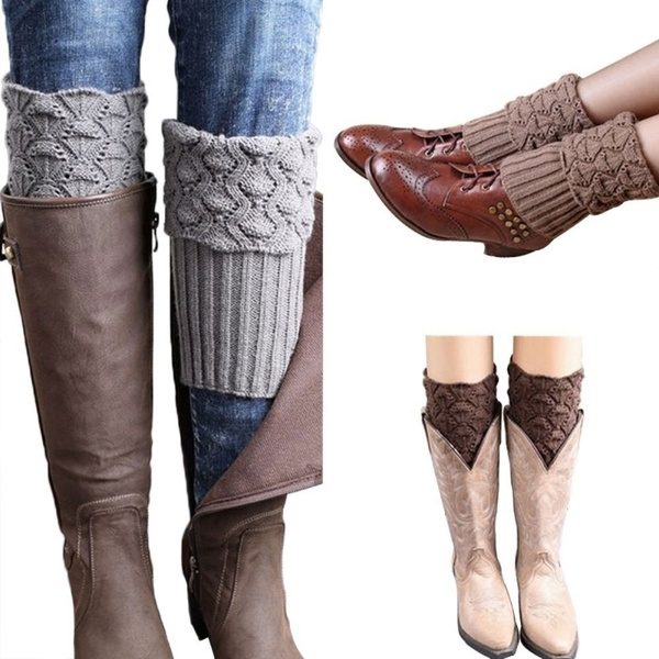 Decorative shop boot socks