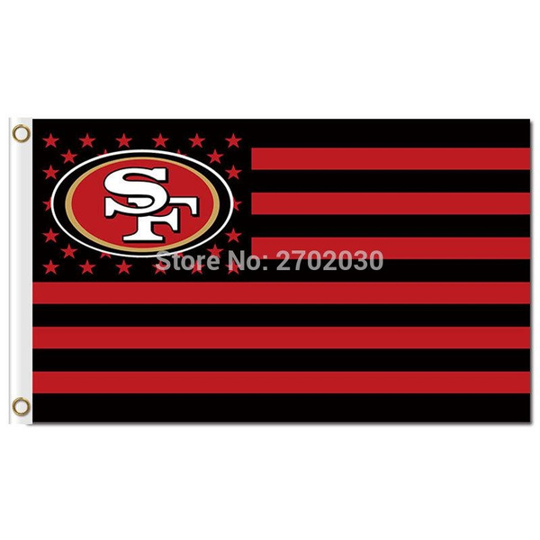 San Francisco 49ers Flag 12x17 Striped Utility – Reality Check Xtreme