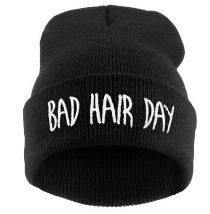 Hair Bad Winter Sport Beanie Hair Day Beanie Cap Men Hat Beanie Knitted Winter Hiphop Hats For Women Fashion Caps Wish