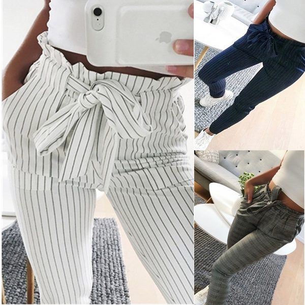 chiffon high waist harem pants