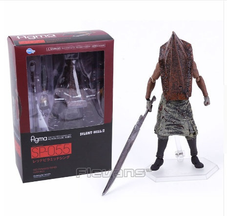 figma SP055 Silent Hill 2 Pyramid Head Action Figures Red Pyramid Thing 150mm 