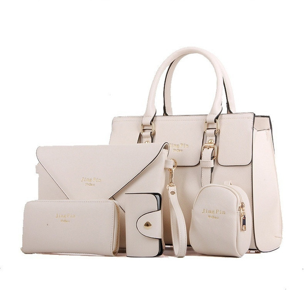 Luxury Lady fashion 5Pcs Handbag set PU Leather Shoulder Bag