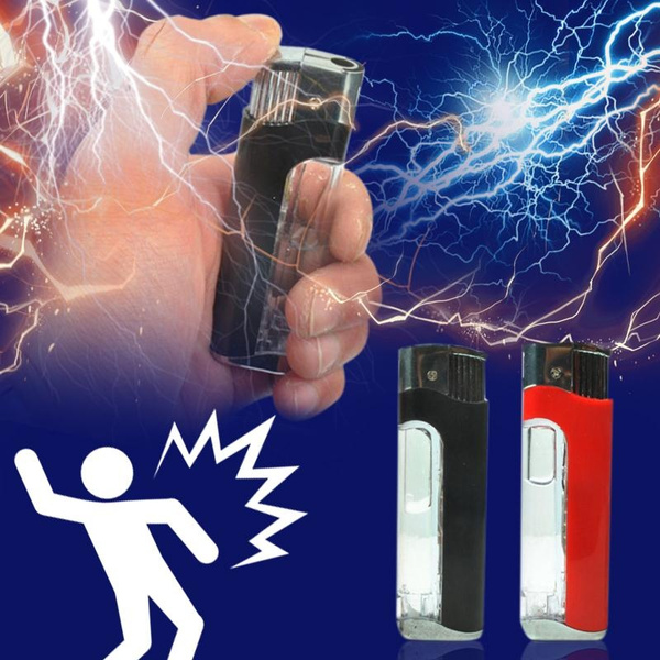 1 Pcs High Quality Electric Shock Lighter Toy Funny Utility Gag Joke Prank Trick Novelty Fake Halloween Kids Toys | Wish