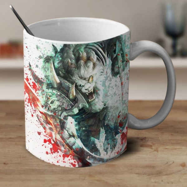 Rengar League Of Legends Coffee Mug Color Changing Mug Gift Wish Rengar League Of Legends Coffee Mug Color Changing Mug Gift Wish