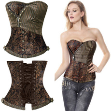 corset top, brown, Fashion, laceupcorset