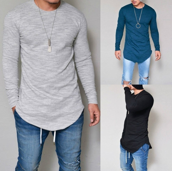 Thumb hole t shirt for outlet men