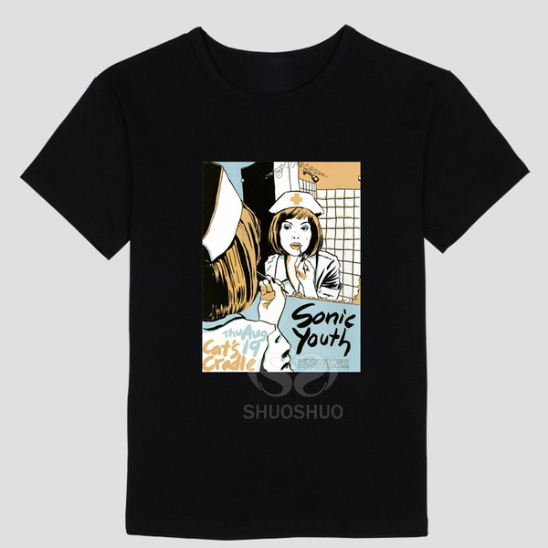 Women Shirts Punk Rock Red nurse Noise 
