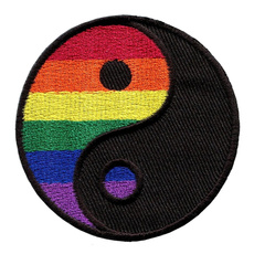 rainbow, badge, Moda masculina, rainbowpatch