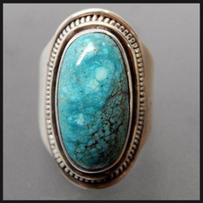 Sterling, Turquoise, Engagement, Natural