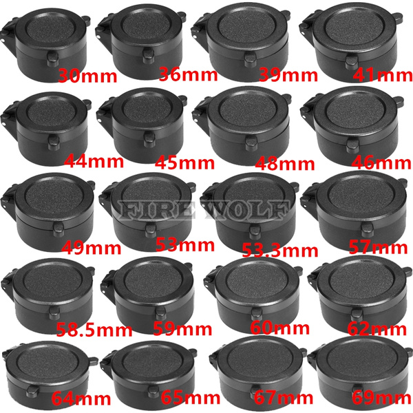 Caliber Objective Lense Lid Flip Up Cap Quick Spring Protection Lens Cover 
