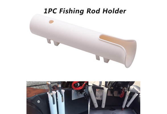 1PC Portable Plastic Boat Fishing Rod Holders Boat Marine Tube Rod Holder  Handy
