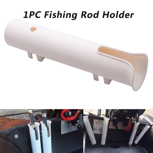 1PC Portable Plastic Boat Fishing Rod Holders Boat Marine Tube Rod