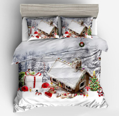 merrychristmasgift, Christmas, happyredchristmasbeddingset, accentpillow