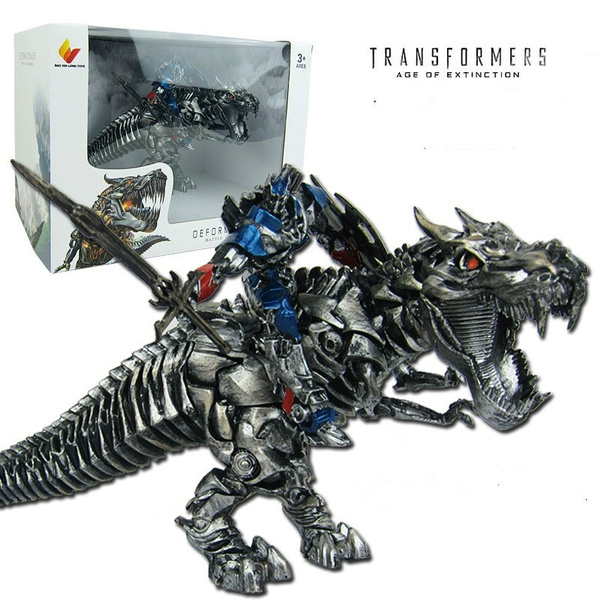 Newest2017Transformers 4 Optimus Prime Tyrannosaurus Rex Dinosaur Models  Statues Toys Movie Figures (Color: Multicolor)Children's Toys | Wish