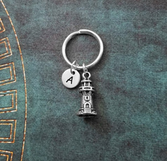 Key Chain, initialkeychain, antique jewelry, antiquesilver