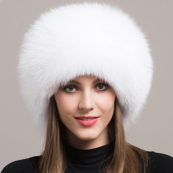 faux fur cap