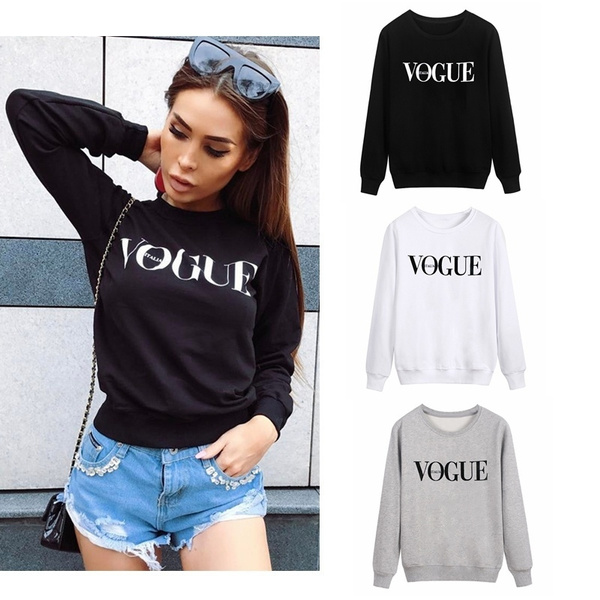 vogue crewneck sweatshirt