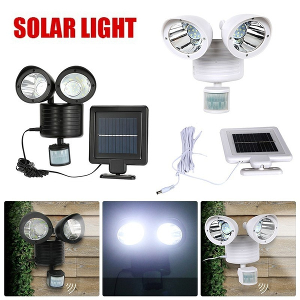 22 LED Solar Spot Light Wall Mounted Solar PIR Motion Sensor Light