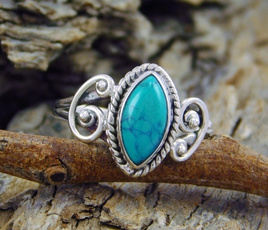 Sterling, Fashion Jewelry, Turquoise, 925 sterling silver