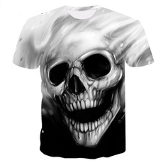 3dtopstee, Tops & Tees, skull, Graphic Shirt