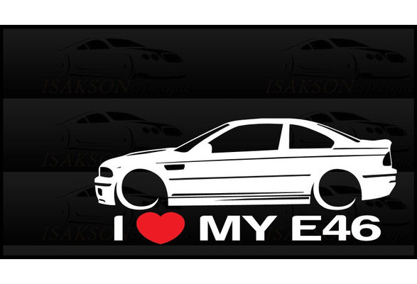 E46 stickers store