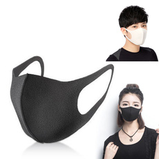 1pc/3pcs Fashion 3D BreathableMouth Mask Anti-Dust Haze Pm2.5 Flu Allergy Protection Face Masks (Black White )