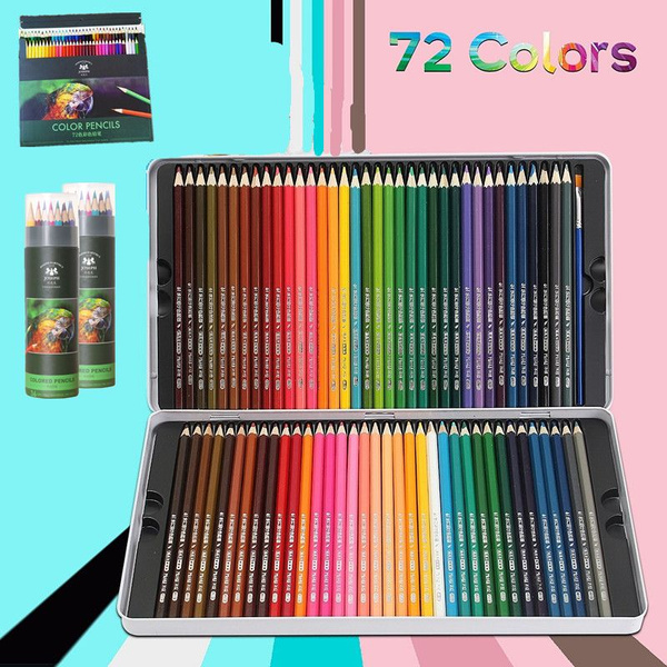 Rainbow Color Pencils Environmental Oil Color Pencils Wooden