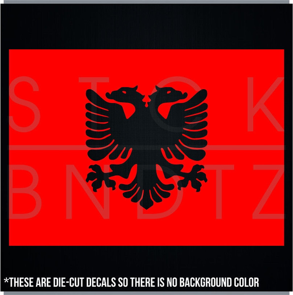 Albanien Kosovo Flagge' Sticker