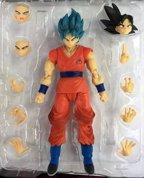 18 New Pattern Hot Selling Dragon Ball Z Action Figures Son Goku God Super Saiyan Shf 150mm Anime Dragonball Z Figures Dbz Esferas Del Dragon S H Figuarts Color Multicolor Child Gift Wish