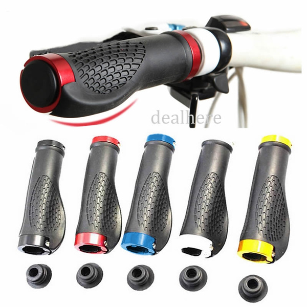 1Pair Ergonomic MTB Mountain Bike Bicycle Lockon Handlebar Grips