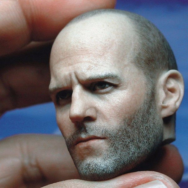 1/6 Jason Statham Head Sculpt PHICEN M33 Seamless Male Muscular Figure Set