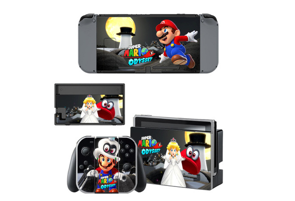 Super Mario Odyssey Vinyl Skin Decals Stickers for Regular PS4 Console  Stickers