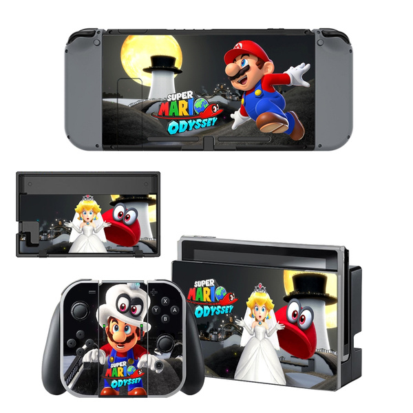 Super Mario Odyssey Vinyl Skin Decals Stickers for Regular PS4 Console  Stickers