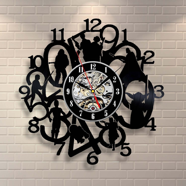 Vinyl Record Wall Clock Gifts Home Decor Star Wars Art Design Wish - Star Wars Vinyl Record Clock Home Decor Art Vinyl Record Wall Clock Gifts Home Decor Star Wars Art Design Wish - Star Wars Vinyl Record Clock Home Decor Art