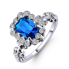 rainbow, Fashion, Jewelry, 925 silver rings