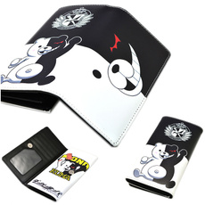 danganronpa, leather wallet, cute, leather