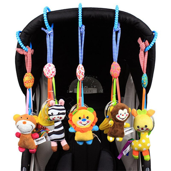 1 PC Baby Infant Toy Mobile Plush Toy Bed Rattles Wind Chimes Bell Baby