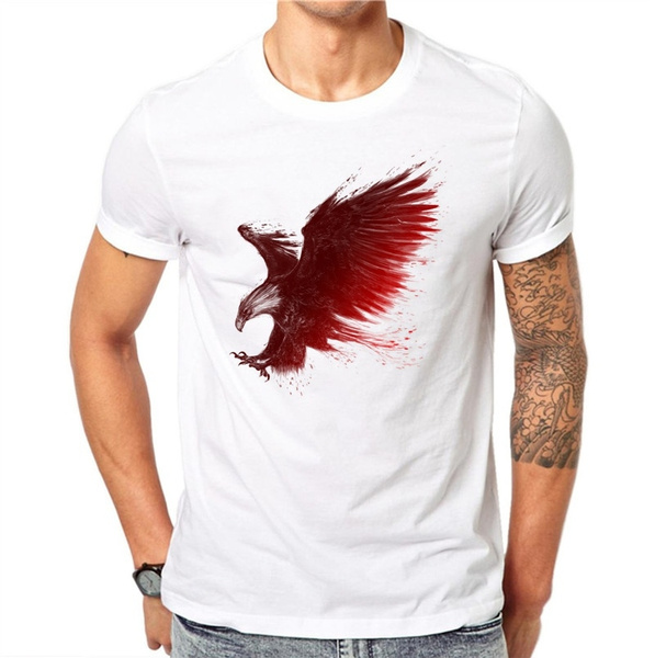 American Eagle Graphics T-Shirt For Men 3D Print Tees Animal