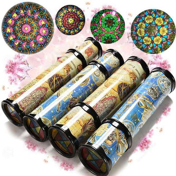 Details about   Classic Toys Kaleidoscope Rotating Colorful World Kids Gift Color Random B3 